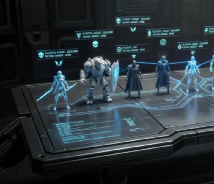 Selection of Warframes posed across different environments in the Origin System